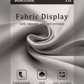 Lightweight soft wrinkle resistant fabric ideal for everyday wear with minimal care needed.