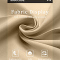 Lightweight soft wrinkle resistant fabric ideal for everyday wear with minimal care needed.