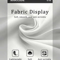 Lightweight soft wrinkle resistant fabric ideal for everyday wear with minimal care needed.