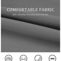 Soft, breathable, lightweight fabric with stretch for men's pleated baggy sweatpants, durable and shape-retaining.