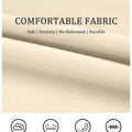 Soft, breathable, lightweight fabric with stretch for men's pleated baggy sweatpants, durable and shape-retaining.