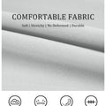 Soft, breathable, lightweight fabric with stretch for men's pleated baggy sweatpants, durable and shape-retaining.
