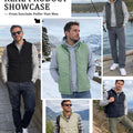 Mens Puffer Vest — Water Resistant & Sleeveless