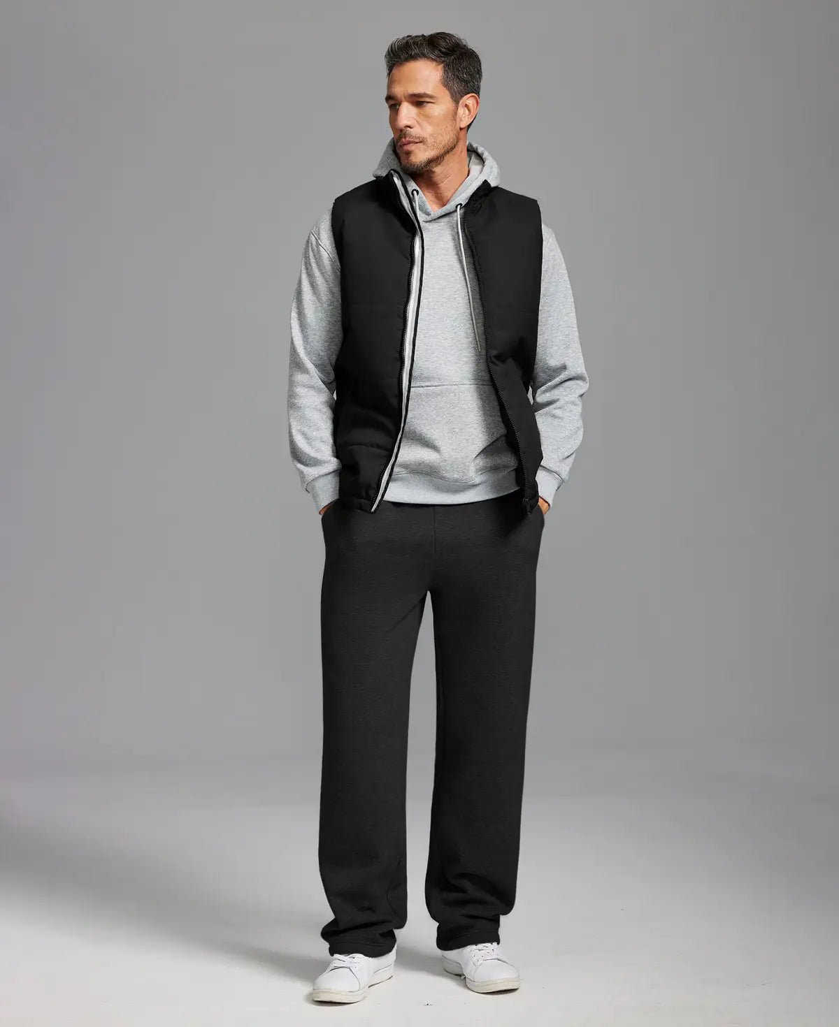 Mens Puffer Vest — Water Resistant & Sleeveless