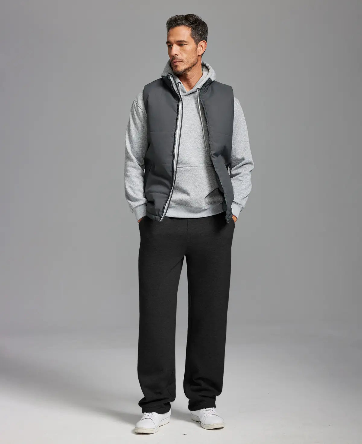 Mens Puffer Vest — Water Resistant & Sleeveless