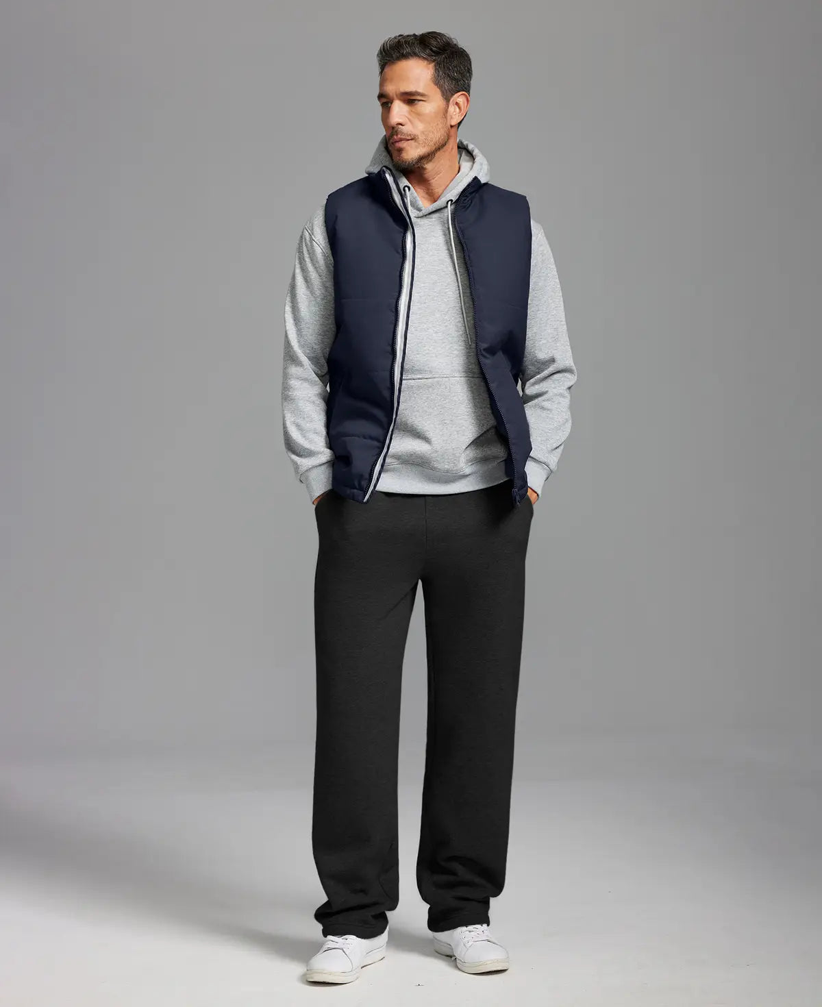 Mens Puffer Vest — Water Resistant & Sleeveless