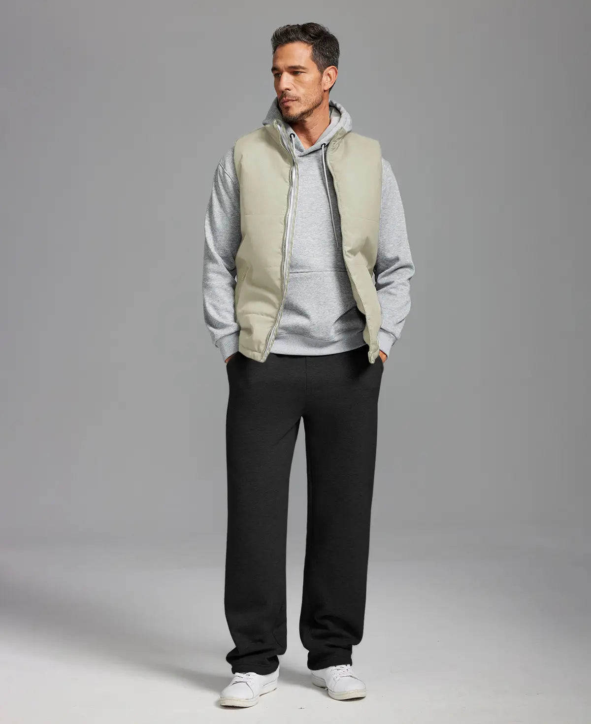 Mens Puffer Vest — Water Resistant & Sleeveless