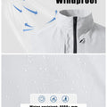 Windproof & water-resistant (4000,mm) softshell fabric, perfect for light rain and cool outdoor days.