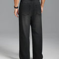 Mens Wide Leg Jeans — Sword Tab & Inner Drawstring