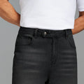 Mens Wide Leg Jeans — Sword Tab & Inner Drawstring
