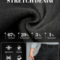 Mens Wide Leg Jeans — Sword Tab & Inner Drawstring