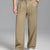Men's Baggy Wide Leg Pants — Pleated & Elastic Waist