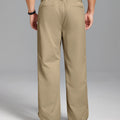 Men's Baggy Wide Leg Pants — Pleated & Elastic Waist