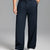Men's Baggy Wide Leg Pants — Pleated & Elastic Waist