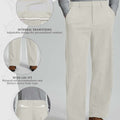 Features: inner drawstring (adjustable waist), wide leg (fits various body types), elastic waistband (daily comfort).
