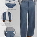 Features: inner drawstring (adjustable waist), wide leg (fits various body types), elastic waistband (daily comfort).