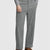 Man in gray knit, light grey Men's Wide Leg Corduroy Dress Casual Pants, and brown loafers, showing texture and drape.
