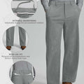 Features: inner drawstring (adjustable waist), wide leg (fits various body types), elastic waistband (daily comfort).