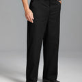 Men's Wide Leg Pleated Dress Pants with Drawstring Waist