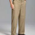 Men's Wide Leg Pleated Dress Pants with Drawstring Waist