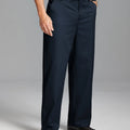 Men's Wide Leg Pleated Dress Pants with Drawstring Waist