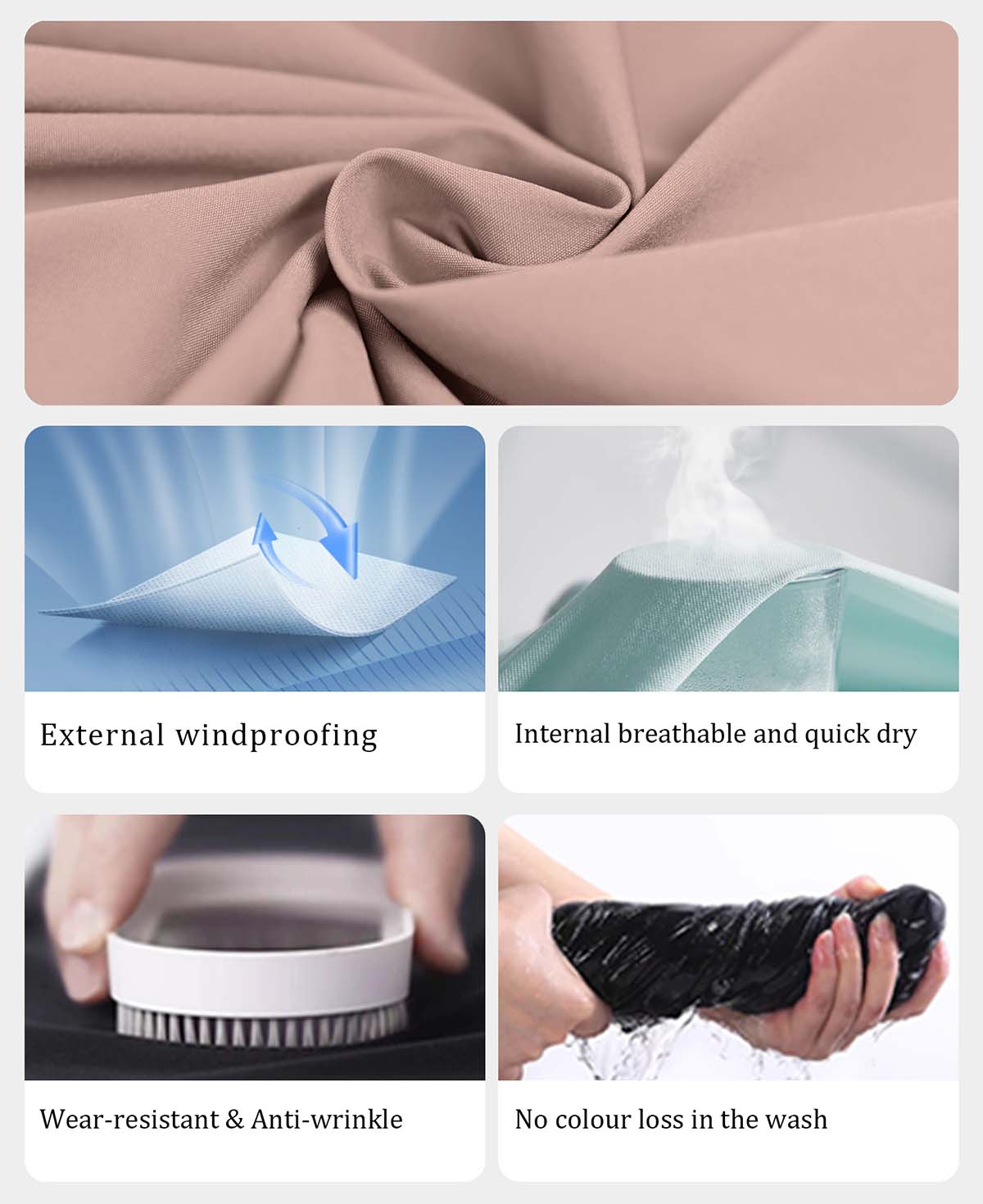 Custom fabric for men's pink baggy wide leg sweatpants, windproof exterior, breathable and quick-dry interior.