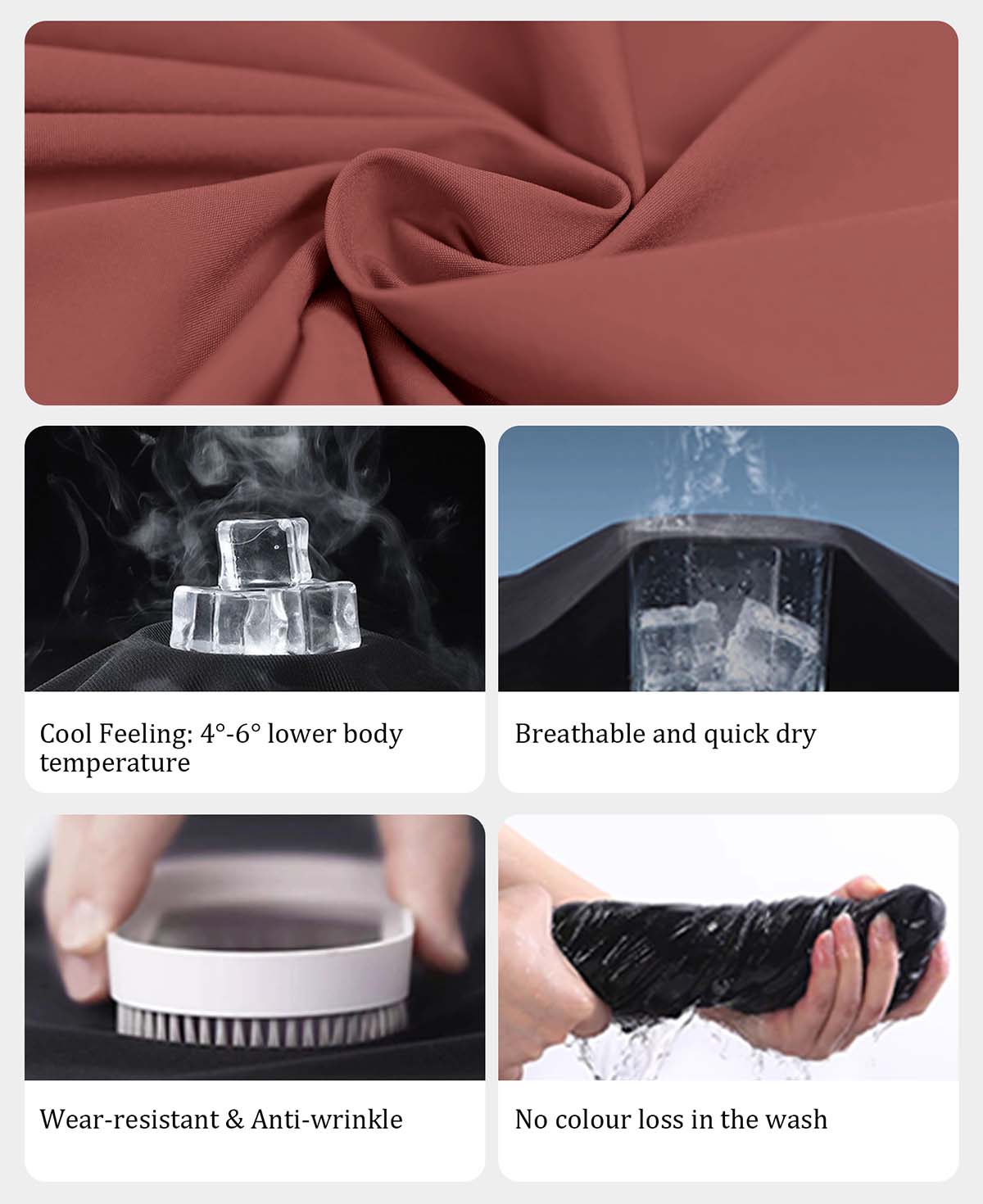 Custom fabric for men's red baggy wide leg sweatpants, windproof exterior, breathable and quick-dry interior.